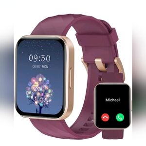 RUIMEN Smart Watch for Women Men (Answer/Make Call) Compatible W/ iPhone Android
